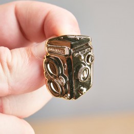 OE 롤라이 골드 카메라 뱃지 P259