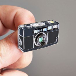 OE 니콘 28TI 카메라 뱃지 P267