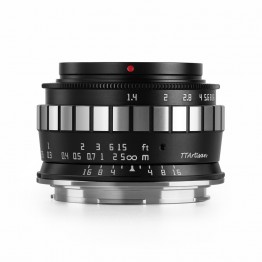 티티아티산 23mm F1.4 L마운트 APS-C 렌즈 블랙실버 TTArtisan